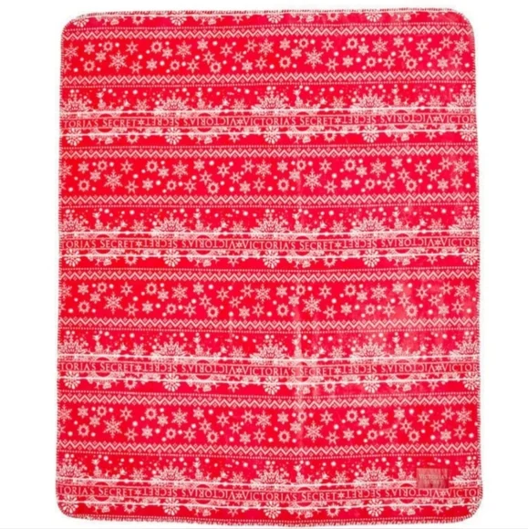 NWT Victoria's Secret Fleece Sherpa Blanket - Picture 4 of 6